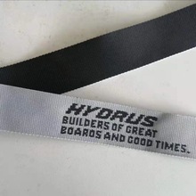 厂家现货直销 Logo 图案花型丙纶字母提花带 PP织带 服装辅料织带