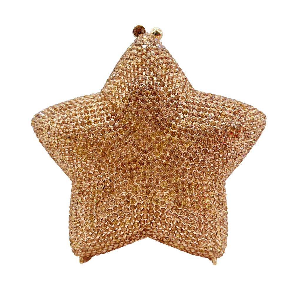 Строго отобранный новый набор Star Diamond Dinner Banquet Diamond Hand-Handed женская сумка клатч со стразами