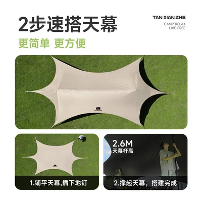 Camping Sunshade, Avtomobil yan çətirləri