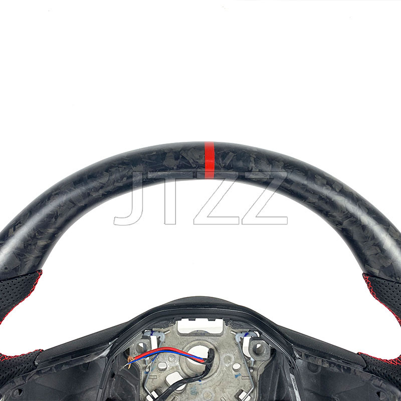 Suitable for Volkswagen Golf MK8GTI Tiguan CC Passat Touron carbon fiber steering wheel modification