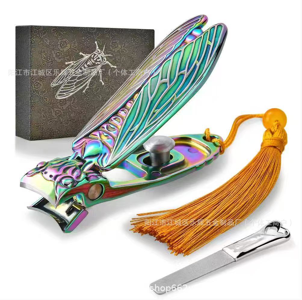 收藏把玩式的大口径指甲钳 防飞溅功能  厂家直供跨境电商