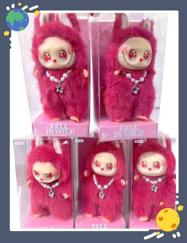 レッドローズラブブ変身ベビーぬいぐるみzimomoエンジェルドールマカロンブラインドボックスdiyトレンディなおもちゃぶら下げ|undefined