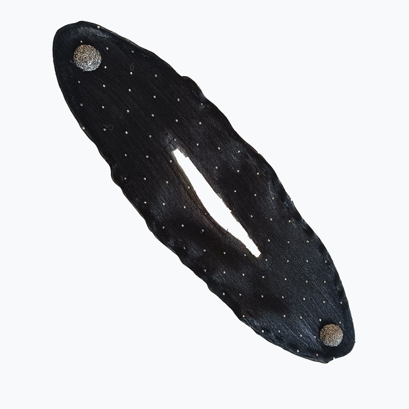 En la parte posterior de la cabeza, nueva bola de mariposa de diamantes de imitación, clip giratorio, placa de pelo de flor femenina, artefacto perezoso simple