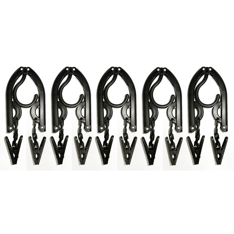 검정색 옷걸이 [클립 2개 포함] OPP 봉투 개별 포장