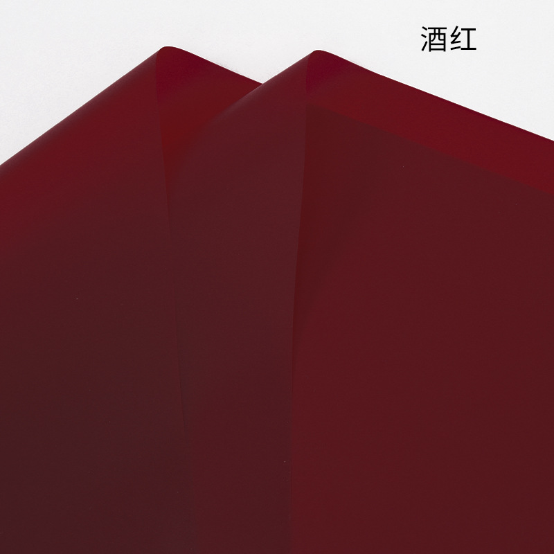 Papel de embalaje de flores al por mayor material de floristería ramo material de papel de embalaje material de embalaje papel de embalaje impermeable papel de doble cara bicolor Ouya