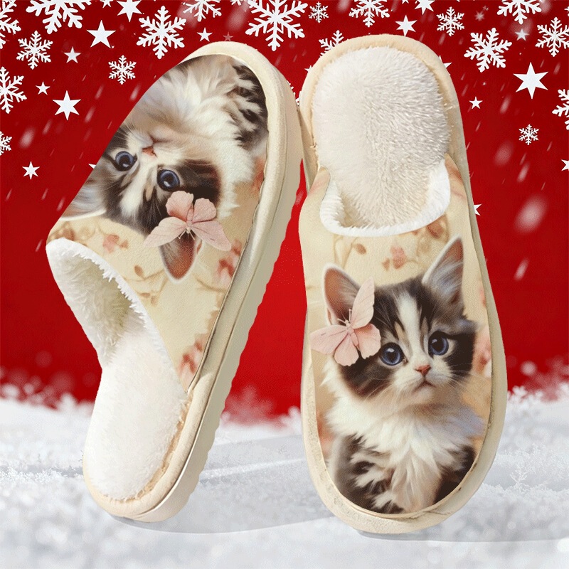 Cross-Border Exclusive Supply of Cotton Slippers with Highland Cow Pattern Print for Men, Autumn and Winter Couple Slippers, Pod Cross-Border Jit One-Piece Dropshipping Cross-Border Exclusive Supply of Cotton Slippers with Highland Cow Pattern Print for Men, Autumn and Winter Couple Slippers, Pod Cross-Border Jit One-Piece Dropshipping