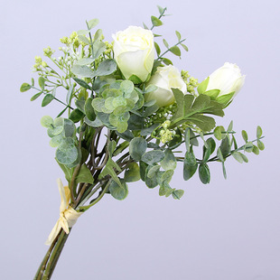 Nordic INS simulation flowers full of star stars, small handlebars, roses, small handle, wedding hand, bouquets, home decoration