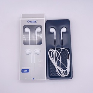 Ouge G29 Semi-In-Ear Subwoofer Headphones with In-Line Control for Mobile Phones, Microphone for Calls, Lightweight Subwoofer Upgrade
