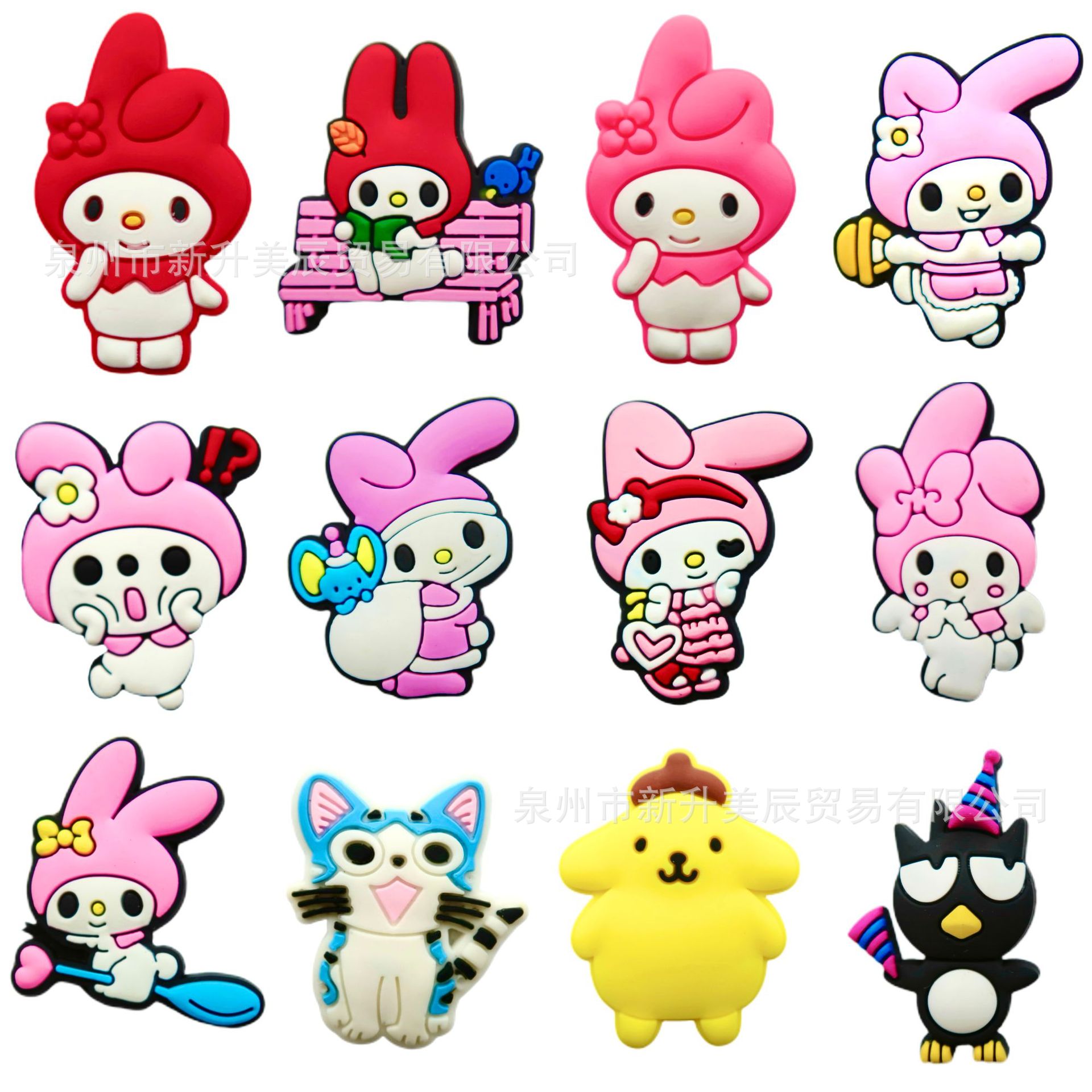 新型サンリオアニメかわいい洞靴花靴ボタン装飾部品クロスボーダー現物