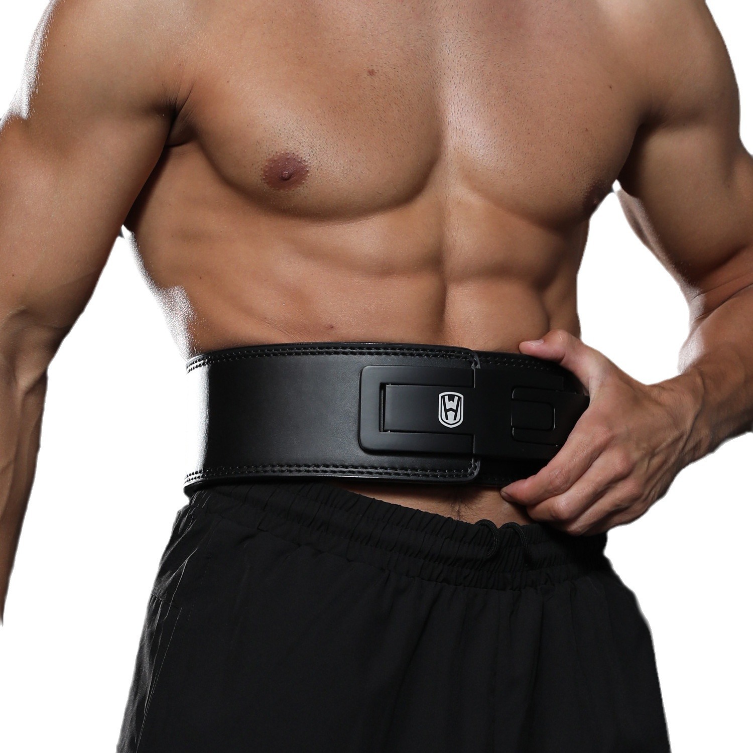 13MM acondicionamiento cinturón de fuerza de cuero de vaca palanca de levantamiento de pesas cintura de cintura unisex nivel de competencia profesional