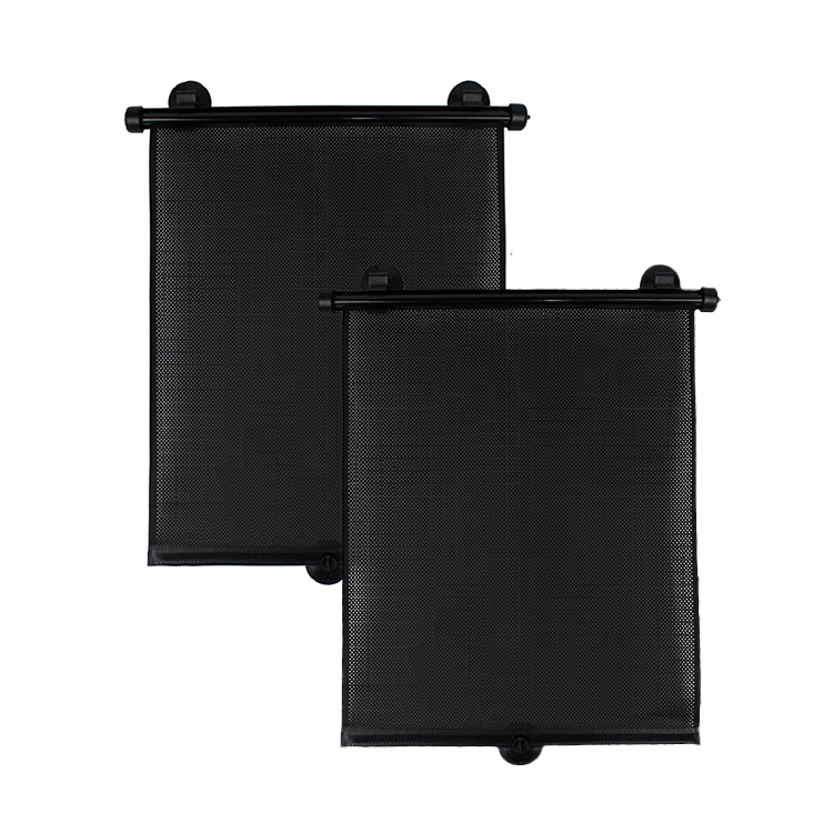 Retractable Sunshade for Cars, Children's Sun Protection and Heat Insulation Roller Blinds, Universal Car Window Curtains with Suction Cup Sunshade