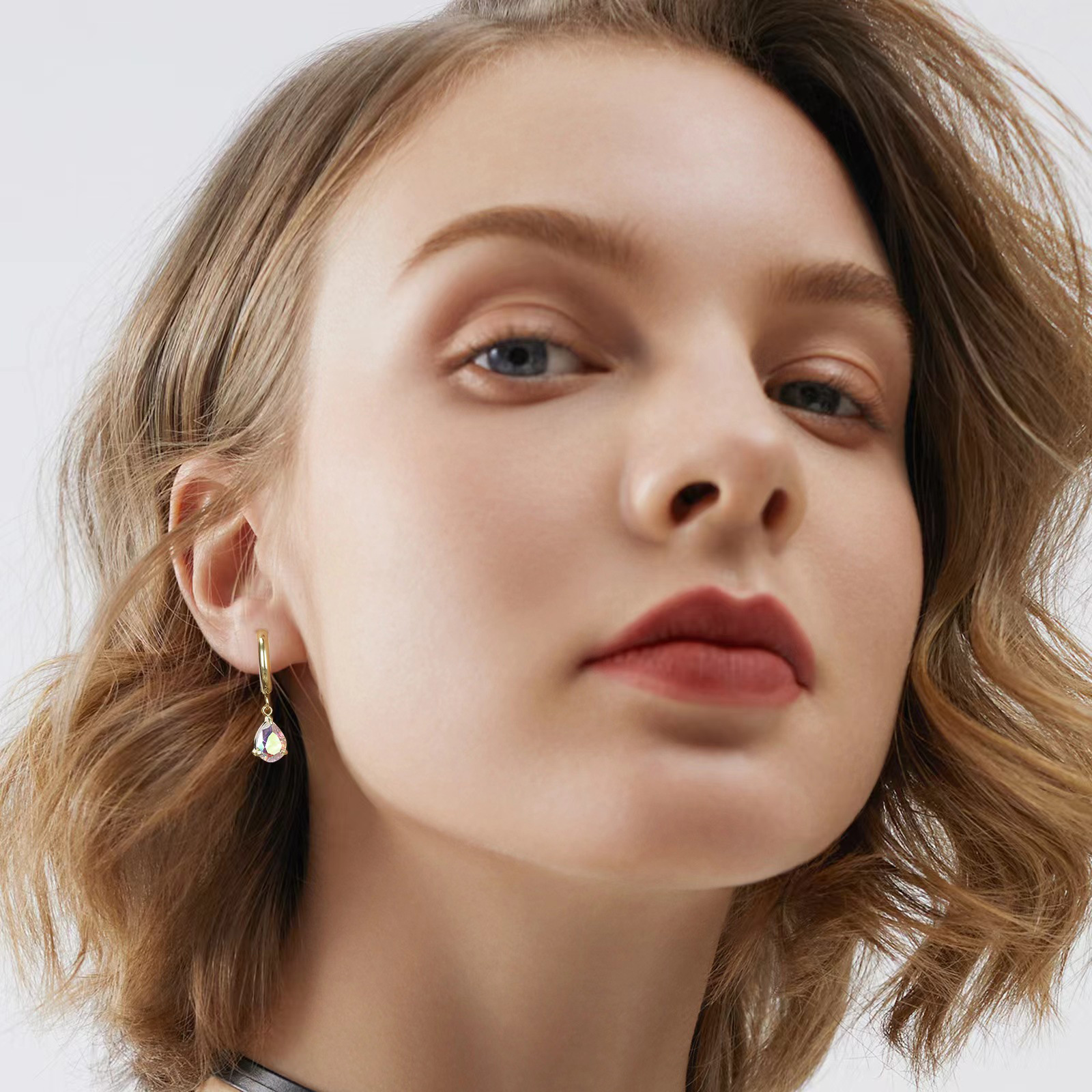 10g Weight Titanium Steel Ear Needle Material Drop Earrings Classification 1 Pair Quantity Holiday, Street Occasion Titanium Steel Material Geometric Pattern All Seasons Season Women's Gender Polished Finish Basic Style 1 Pair Basic Geometric Titanium Steel Drop Earrings 12