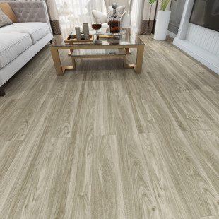 Wabi-Sabi Style Oak Grain Gray Buckle Vinyl Flooring Art Photo Shooting Venue Spc Stone Plastic Flooring 4mm