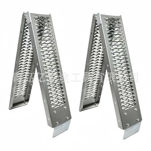 RP401 Iron Ramp Portable High Load-bearing Motorcycle Uphill Carrying Ramp Car Motorcycle Climbing Ladder Slope