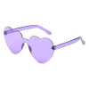 Sunglasses heart-shaped, marine glasses, European style, wholesale