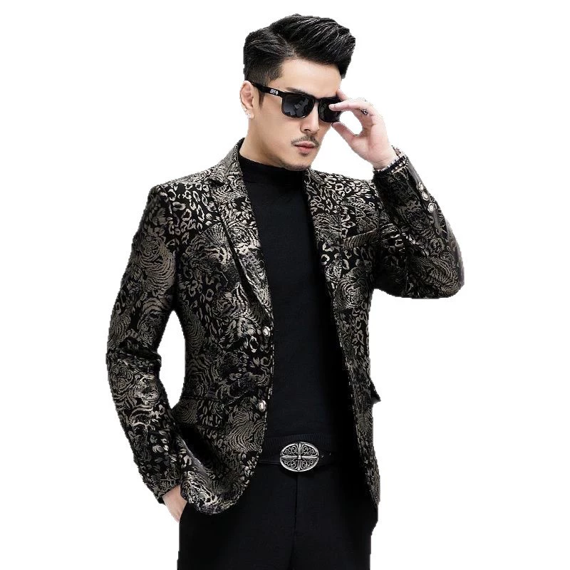Демисезонный элитный костюм, модная куртка, slim fit