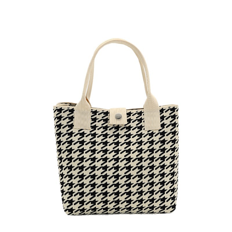 Japón y Corea del Sur tejido bolsas de mano bolsas de viaje de gran capacidad bolsas de compras de chicas fabricantes de bolsas H al por mayor