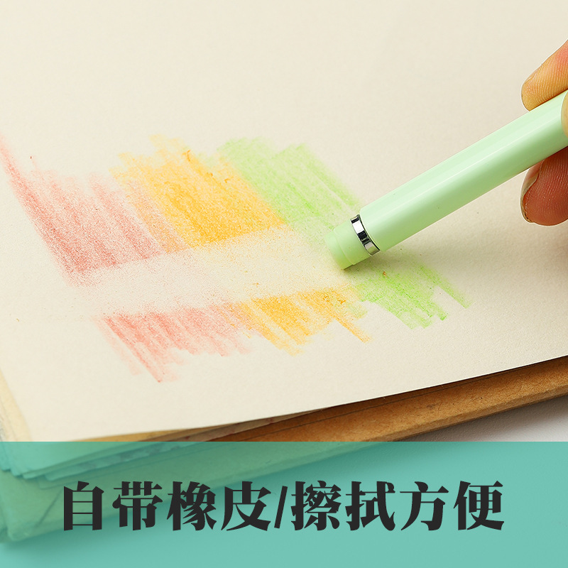 12 color eterno lápiz borrable color plomo positivo postura lápiz pluma de color de los niños no hay necesidad de cortar estudiante lápiz de pintura
