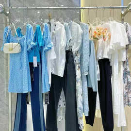 新最新撤柜【似水年华】专柜品牌25夏新中式国风折扣女装尾货批发