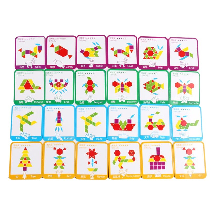 Precio de fábrica suministro directo 155 forma creativa rompecabezas de madera P.35 educación temprana para niños rompecabezas de juguete
