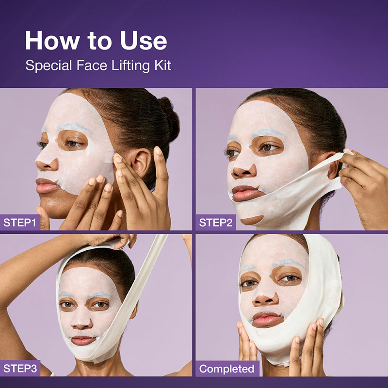 跨境面部下巴紧致胶原蛋白面膜全脸提拉NAD+BIO No.9 Sheet Mask|undefined