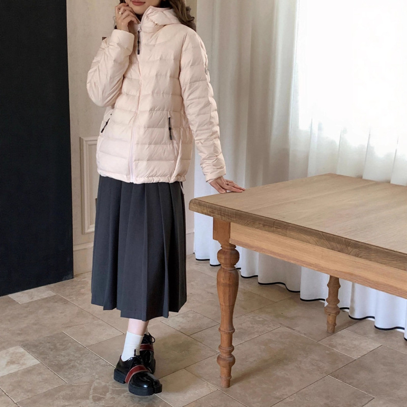 2025秋冬季90绒新款排骨羽绒服女短款户外运动显瘦连帽外套男|undefined