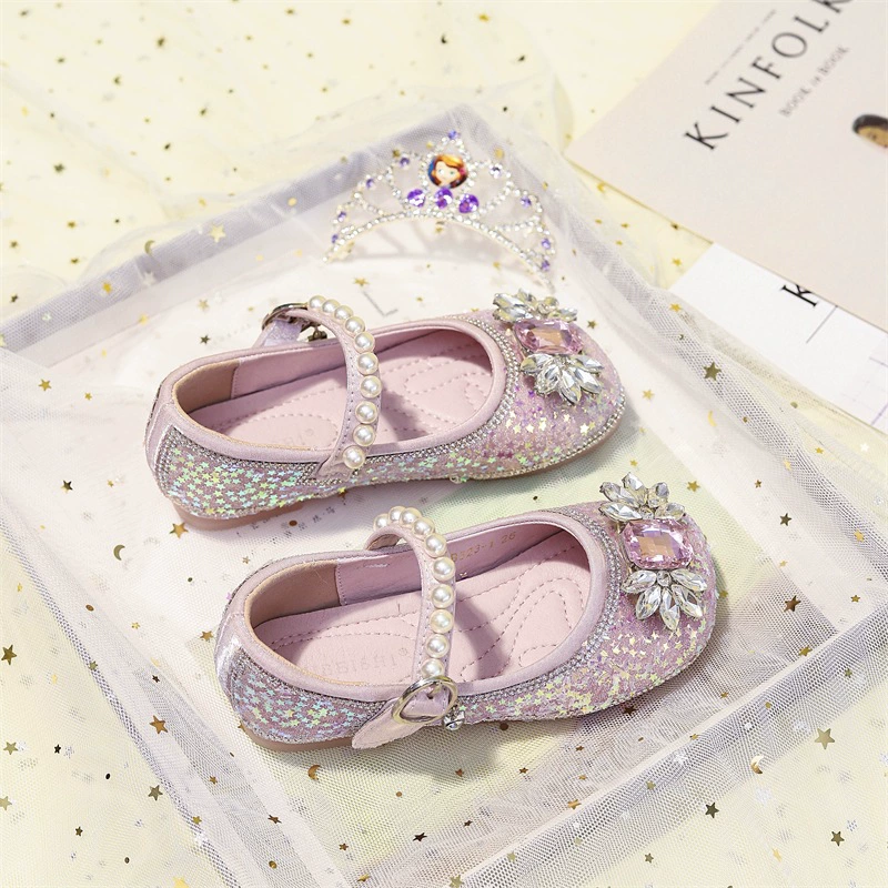 Autumn shoes, children's small princess costume for leather shoes