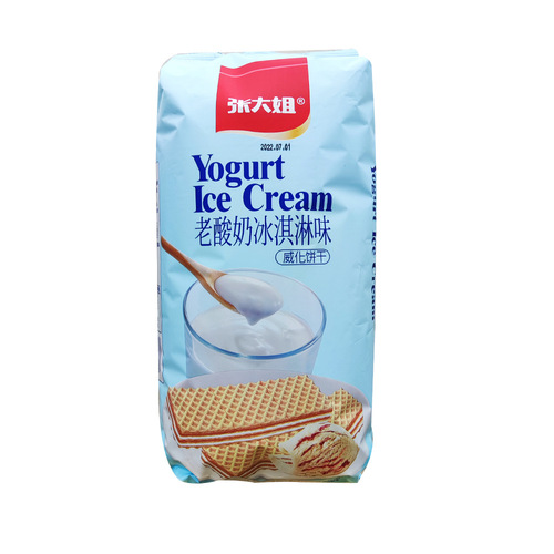 Zhang Dajie Wafer Cookies, Old Yogurt Flavor, Light Coffee, Crispy Coffee Flavor, Bagged 408g, Snack Food