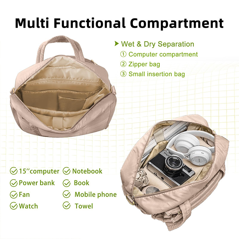 Bolsa de tenis de hombro doble y hombro único de gran capacidad de almacenamiento bolsa de pelota de alto valor de cara bolsa de bádminton deportiva al aire libre de mujeres image 3