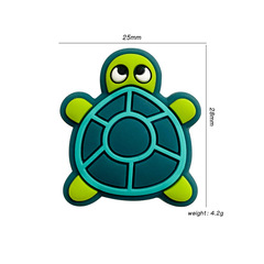 Manufacturer: Cartoon Turtle Beads, DIY Teething Necklace with Anti-Loss Design, Silicone Loose Beads, Teething Accessories