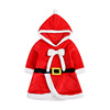 Christmas children's fleece clothing, skirt, dress with hood for princess