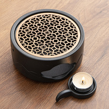 温茶暖茶炉花茶壶蜡烛底座煮茶炉陶瓷加热炉酒店餐厅家用温茶器