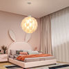 Modern and minimalistic ceiling lamp for bedroom, creative lights, internet celebrity, flowered