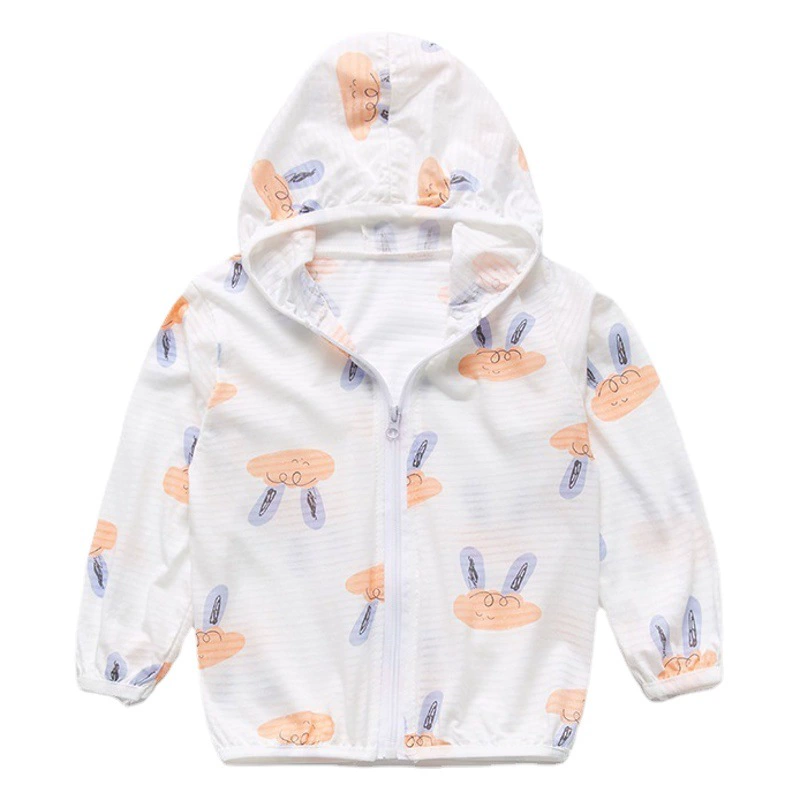 Хлопковое детское солнцезащитное тонкое пальто с длинными рукавами для мужчин и женщин, дышащая рубашка с кондиционером, топ, Детская летняя кожа