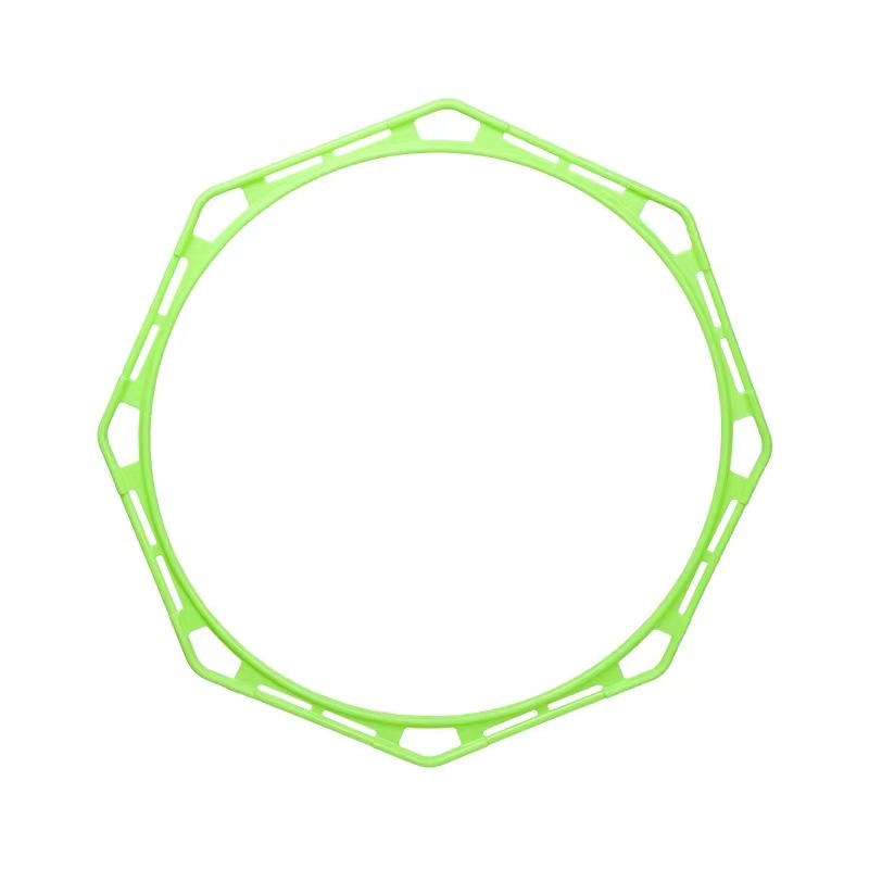 버클이있는 두꺼운 50cm 팔각형 녹색
