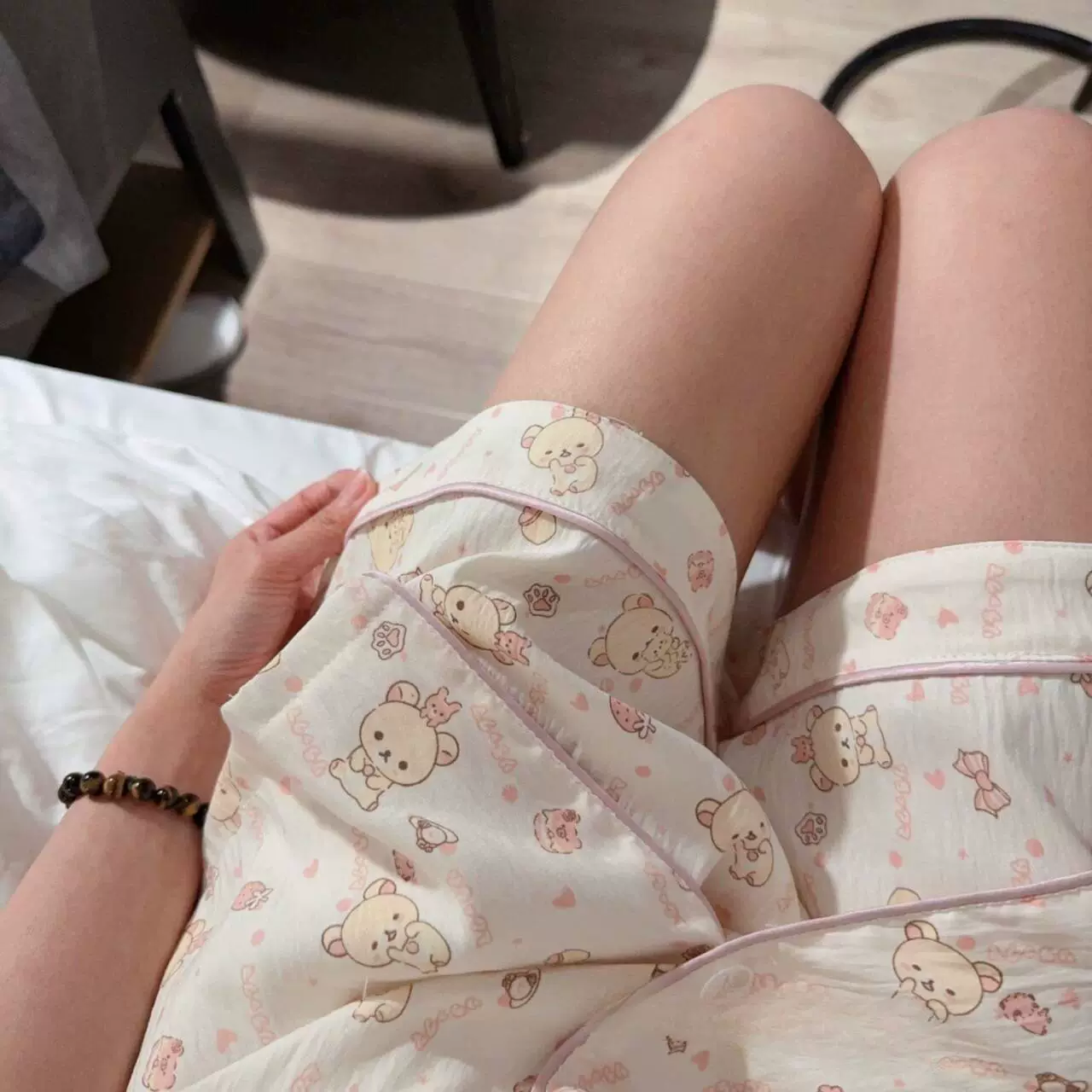 Пижамный комплект (Yunduo) с коротким рукавом и шортами, хлопок, размеры M–XXL
