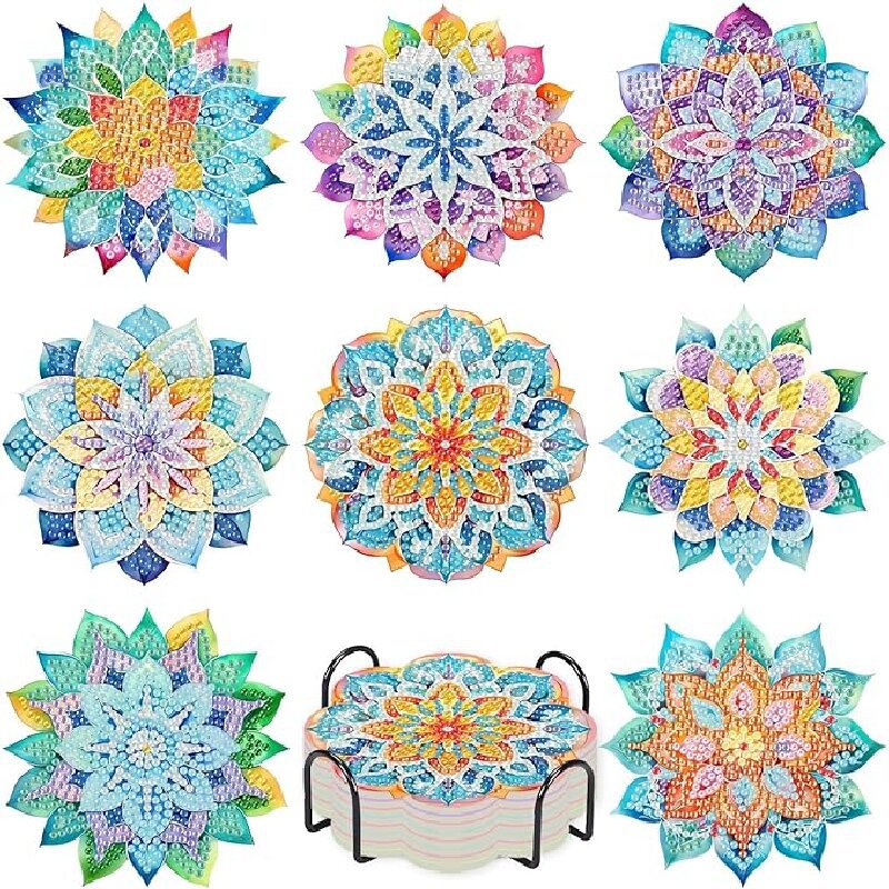 Transfronterizo para 5D pintura de diamantes artística cojín de taza creativo nuevo estilo de animación DIY pintura de diamantes decoración cojín de taza