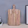 Muchi cutting board with handle, wooden chopping board hotel kitchen wood cupboard logos, bread board cheese board