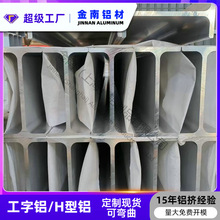 金属厂家直销工字型材型材 H型铝 125*250*125*12 发货快定制可切