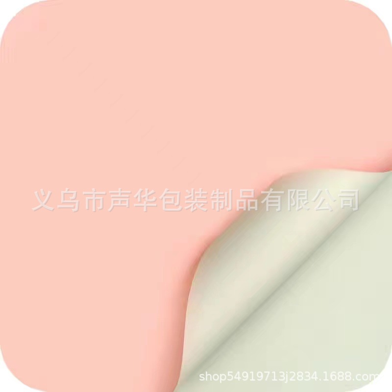 Inauguración de Dajihua Papel de envolver azul Papel dorado Florería Ramo de flores Papel floral Papel Ouya de dos colores de doble cara Impermeable