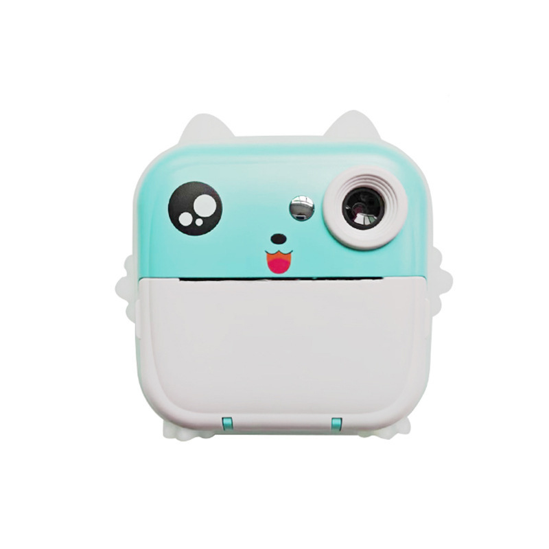 Polaroid para niños transfronterizos Cámara de impresión de preguntas incorrecta Mini cámara digital SLR de doble lente Impresora fotográfica
