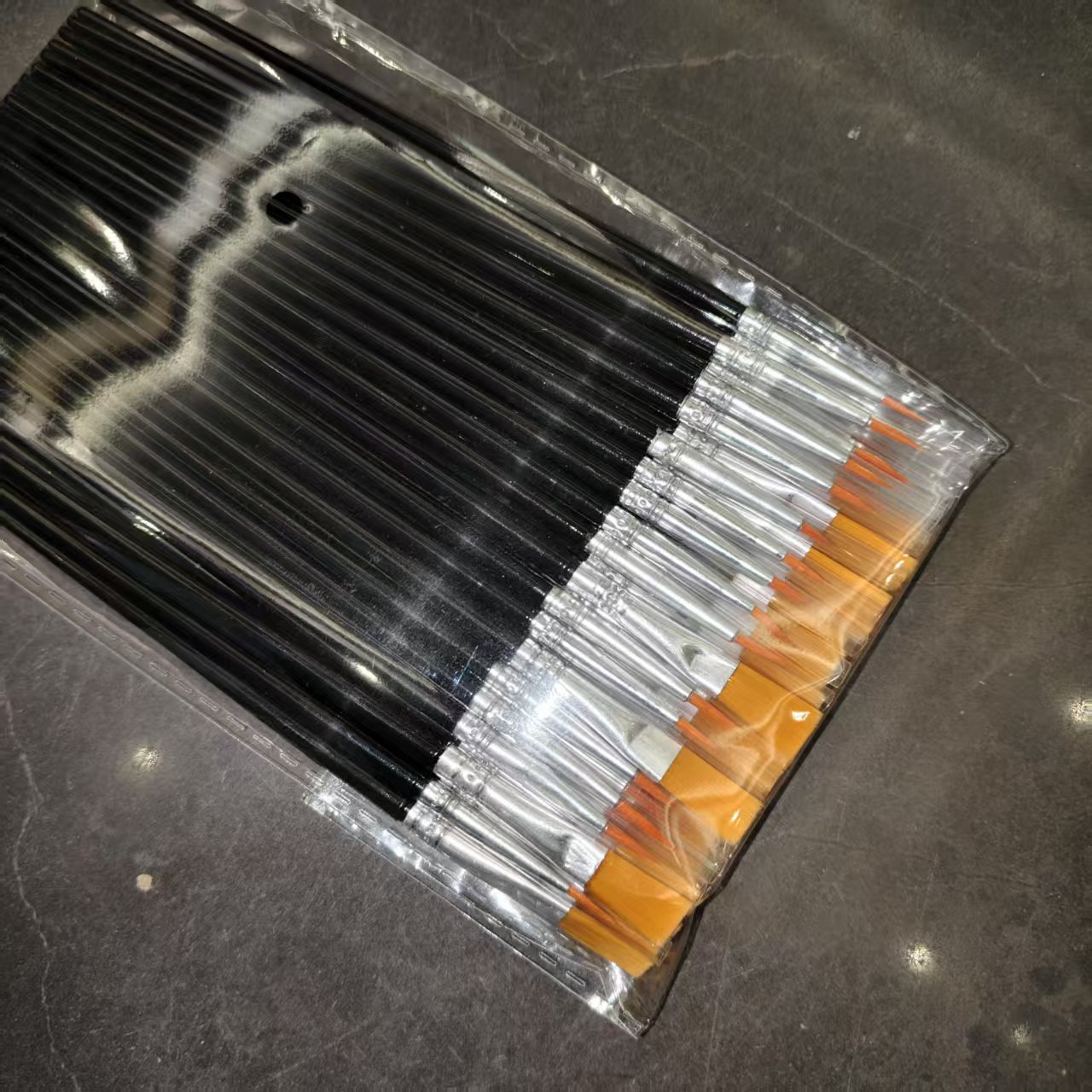 검정색[노란머리 후크펜] 15개 + 검정색[납작펜] 15개