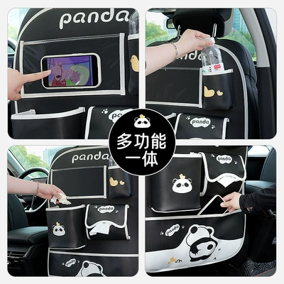 Multifunctional Car Rear Seat Storage — Chair back anti-kick pad