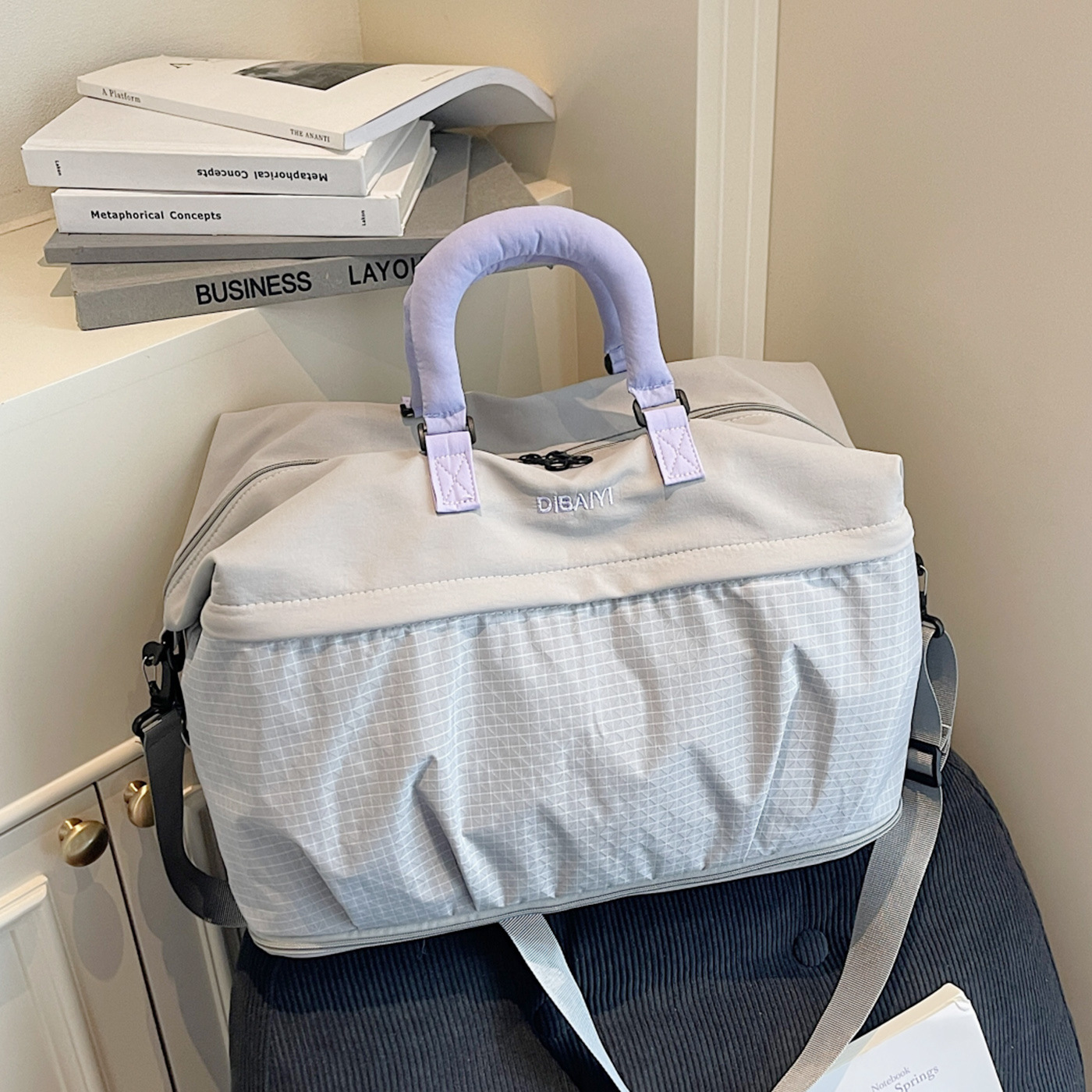 Large-Capacity Travel Bag for Women, Short-Distance Business Trip Luggage Bag for Men, Lightweight Handbag, Sports and Fitness Bag, Maternity Storage Bag