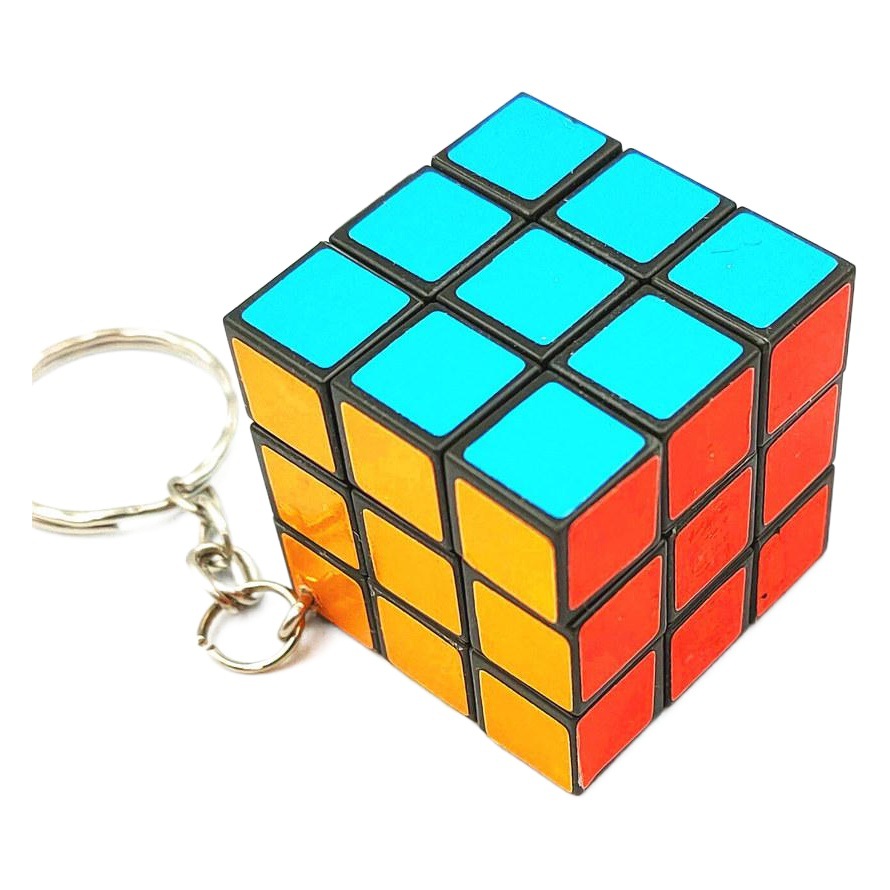 Mini 3CM pequeño Cubo de Rubik llavero colgante juguetes educativos para niños práctico pequeño puesto de regalo 2 yuanes suministro de la tienda