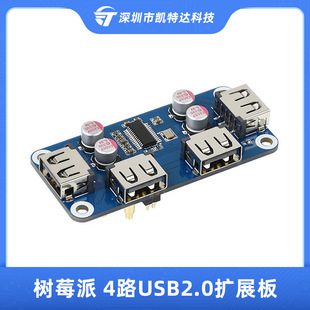 Raspberry Pi 4-Way Usb2.0 Expansion Board Pin-Type Hub Hub Suitable for Raspberry Pi Zero