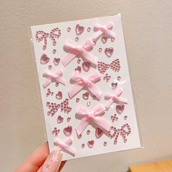 With bow, fuchsia