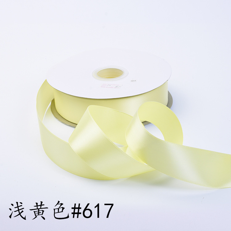 Fábrica directa de 3.8CM cinta de cifrado unilateral mano rosa cinta caja de regalo de flores envases accesorios de ropa