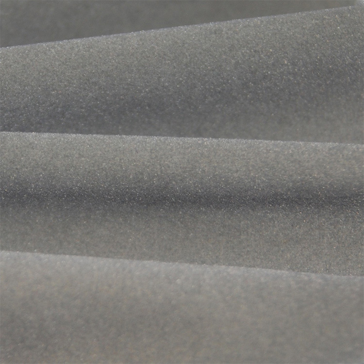 厂家现货供应 植绒绒布 灰色针织底植绒 涤纶布底植绒