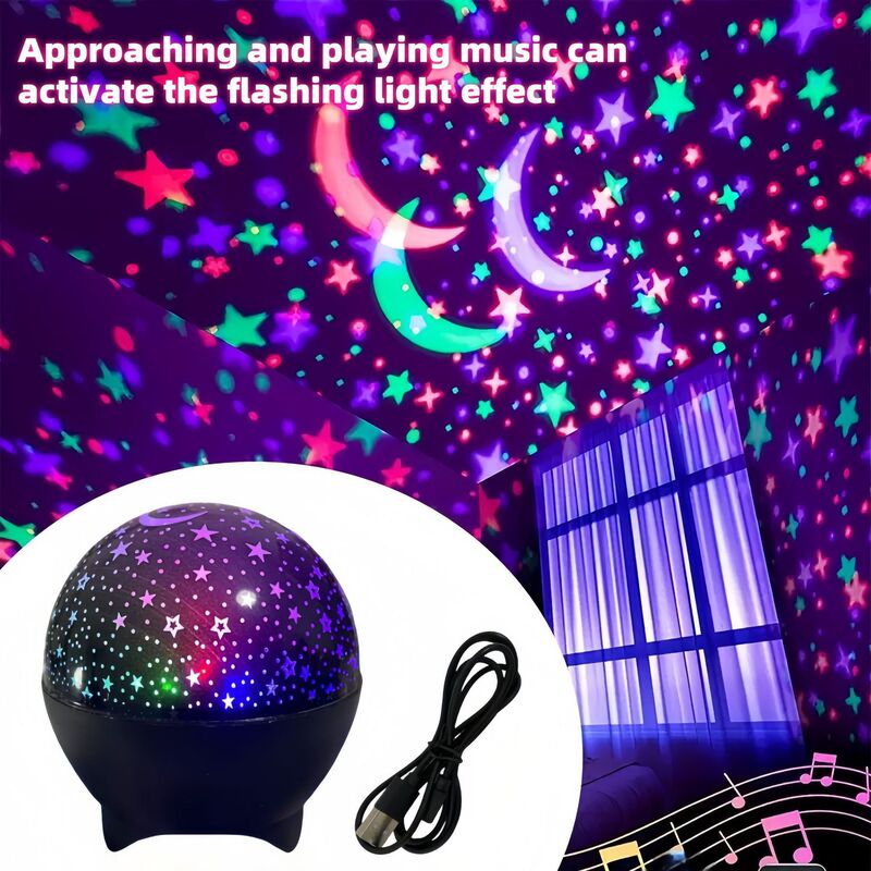 Amazon Sy Tk Christmas Colorful Creative Dreamy Mini Starry Sky Northern Lights Projector Lamp Atmosphere Light Multicolor